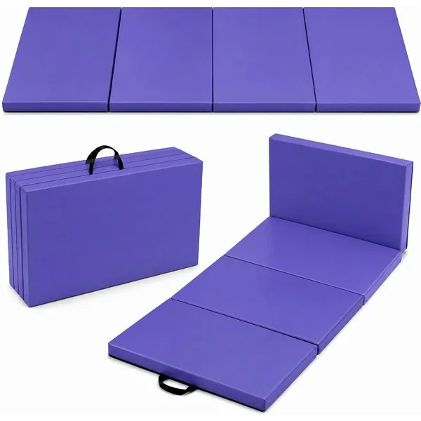 HULKFIT 4 x 10 ft Folding Aerobics Mat