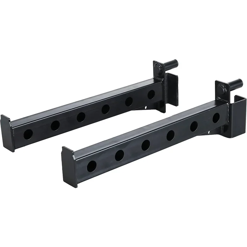 HULKFIT Adjustable Arms for 5/8 Inch Holes, 2 x 2 inch · Black