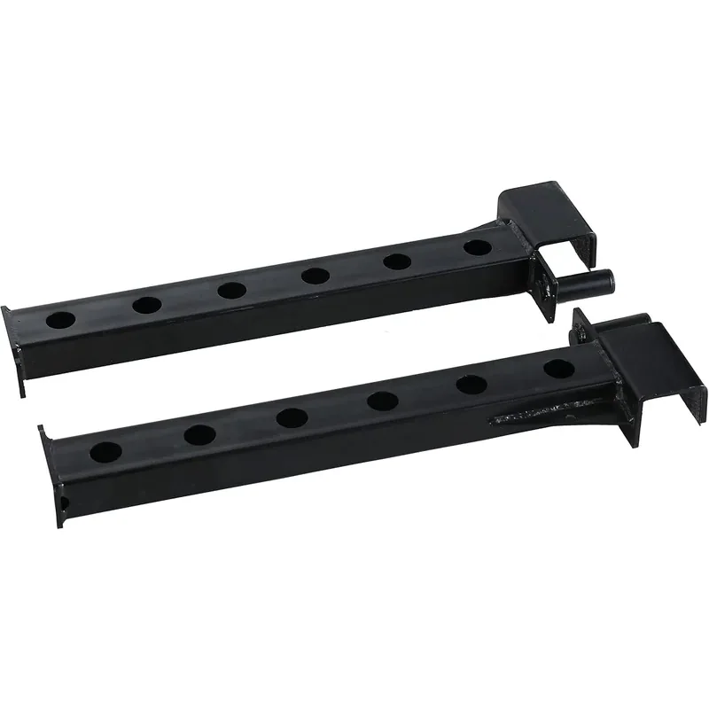 HULKFIT Adjustable Arms for 5/8 Inch Holes, 2 x 2 inch · Black